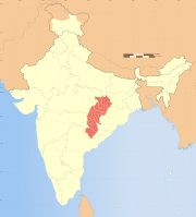 India Chhattisgarh locator map.svg
