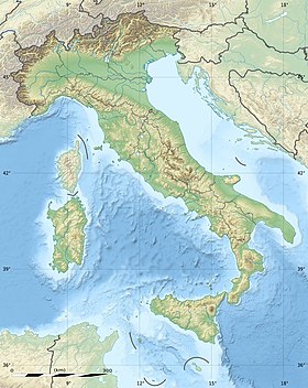 Voir la carte topographique d'Italie