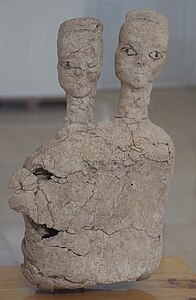 Estatuetes de guix d'Ain Ghazal (Jordània), c. 7200-6500 aC