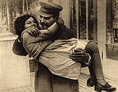 Stalin e Svetlana em 1935.