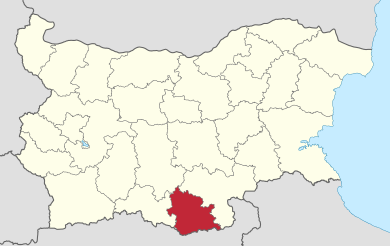 Кырджалийская область на карте Болгарии