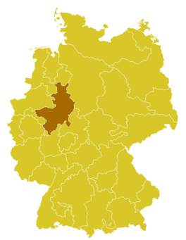 Lokaasje aartsbisdom Paderborn yn Dútslân