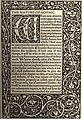 Image 4Initial on the opening page of a book printed by the Kelmscott Press (from Book design)