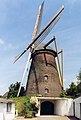 De Zorgvlietmolen als stenen beltmolen in 2005 (voor de renovatie)