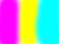 Kleur-tegen-kleur contrast met de computerscherm kleuren magenta, geel en cyaan.