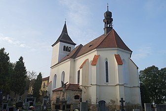 Chapelle Saint-Gilles à Ředhošť.