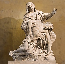 La Vierge de Pitié par Gervais Drouet (1648)