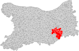 Localisation de Communauté de communes des Trois Rivières