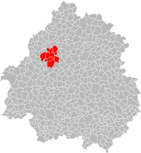 Localisation de Communauté de communes du Val de Dronne