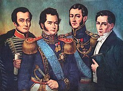 Los fundadores de Chile, 1854