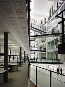 The atrium inside the PS38m Manchester Institute of Biotechnology MIBatrium.jpg