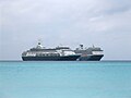 Le Ms Maasdam et le Ms Westerdam à Half Moon Cay