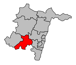 Cantone di Tramayes – Mappa