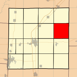 Map highlighting Omega Township, Marion County, Illinois.svg