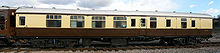 British Rail Mark 1 coach with passenger compartments (left) and brake / luggage area (right) Mark 1 coach 99538 at Bristol Temple Meads 2006-03-01 05.jpg