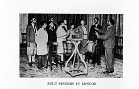 "Zulu singers in London"
