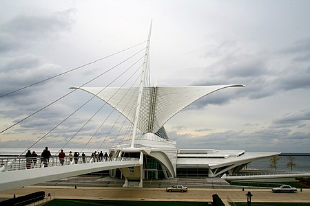 Milwaukee Art Museum. Taidemuseo, Milwaukee, Wisconsin, USA (2001)