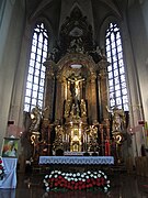 Der spätbarocke Altar von 1773