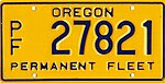 Номерной знак постоянного флота штата Орегон.jpg