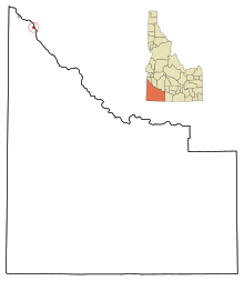 Location of Marsing, Idaho