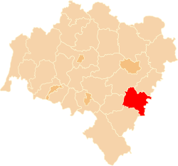 Location within the voivodeship