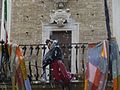 La Befana bij het Palazzo Comunale, San Gimignano, 6 januari 2016