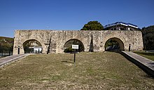 A medieval aqueduct unearthed Patras Medieval Aqueduct 1.jpg