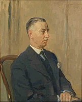 Portret van Tegelberg door Isaac Israels, 1934