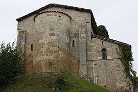 The church of Saint-Gilles in Peyrusse-Massas