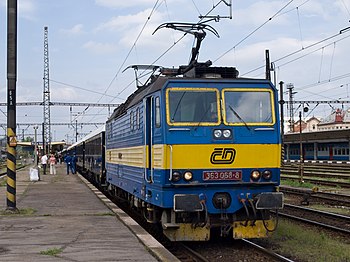 Locomotive Class 363, Orient Express, Praha-Sm...