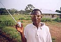 Image 20A radio listener in Kailahun (from Sierra Leone)