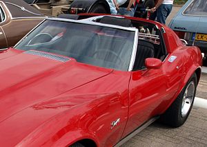 T-top on a Corvette Stingray Red Corvette Stingray pic1a.JPG
