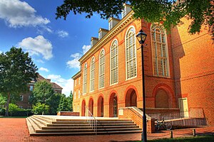 The Regent University Library building.