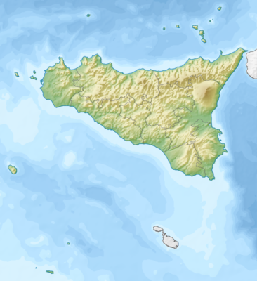 Location map Sicilia