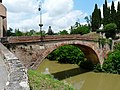 L'Arize à Rieux-Volvestre : lo pont de La Jos.