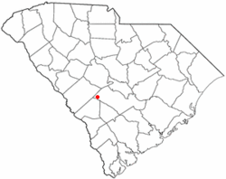 Location of Springfield, South Carolina