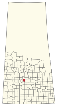 Location of the RM of Rosedale No. 283 in Saskatchewan