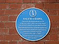 Leeds Civic Trust blue plaque, Salem Chapel, Leeds