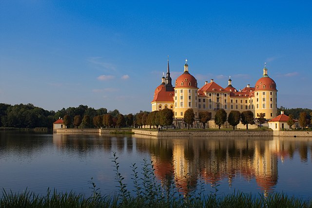 1st place: Castle Moritzburg near Dresden at evening light