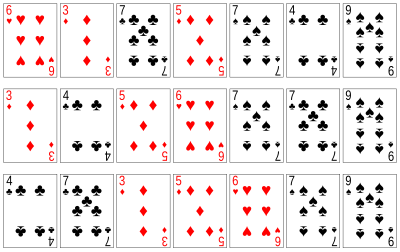 Sorting playing cards using stable sort.svg