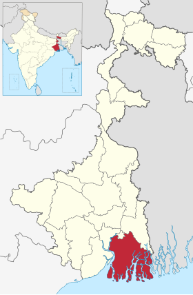 Localisation de District de South 24 Parganas