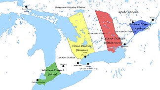 Map of Upper Canada's districts Southern Ontario-mapped-2.jpg