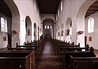 Eenvoudige pijlerbasiliek, Sint-Egidiuskerk, Mittelheim