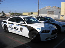 Amtrak Police cars at the Stockton - San Joaquin Street Station in Stockton, 2012 Stockton San Joaquin Street Station 2319 15.JPG