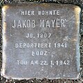 Stolperstein für Jakob Mayer (Poststraße 17)
