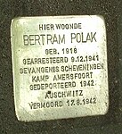 Stolperstein voor Bertram Polak, Tilburg, 29 april 2011