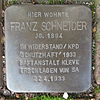 Stolperstein für Franz Schneider