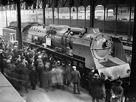 Le prototype 241-101 État à Saint-Lazare en 1933