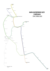 Map of the network in 2020
