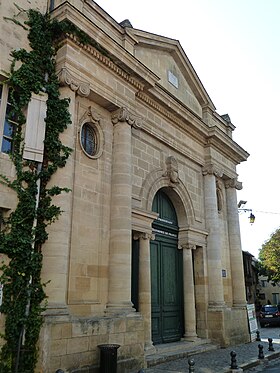 Façade du temple de Bergerac.